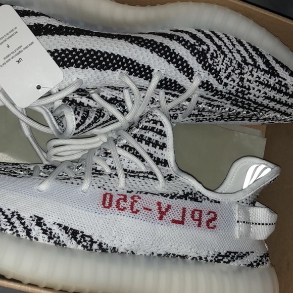 white zebra yeezy